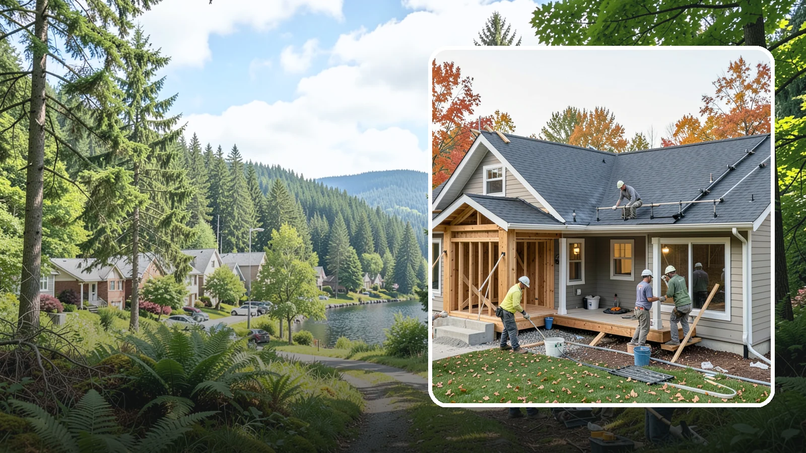 New Construction Roofing in Lake Forest Park, King County, WA - Complete roofing for new construction, coordinated with your build schedule and engineered for Northwest weather.