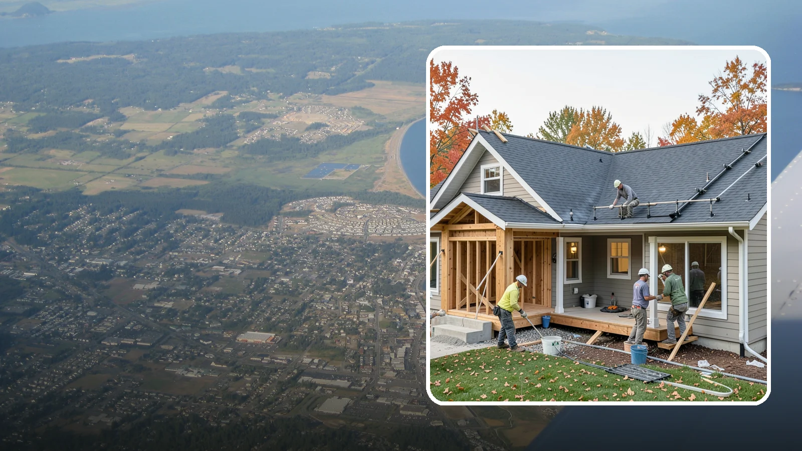 New Construction Roofing in Oak Harbor, Island County, WA - Complete roofing for new construction, coordinated with your build schedule and engineered for Northwest weather.