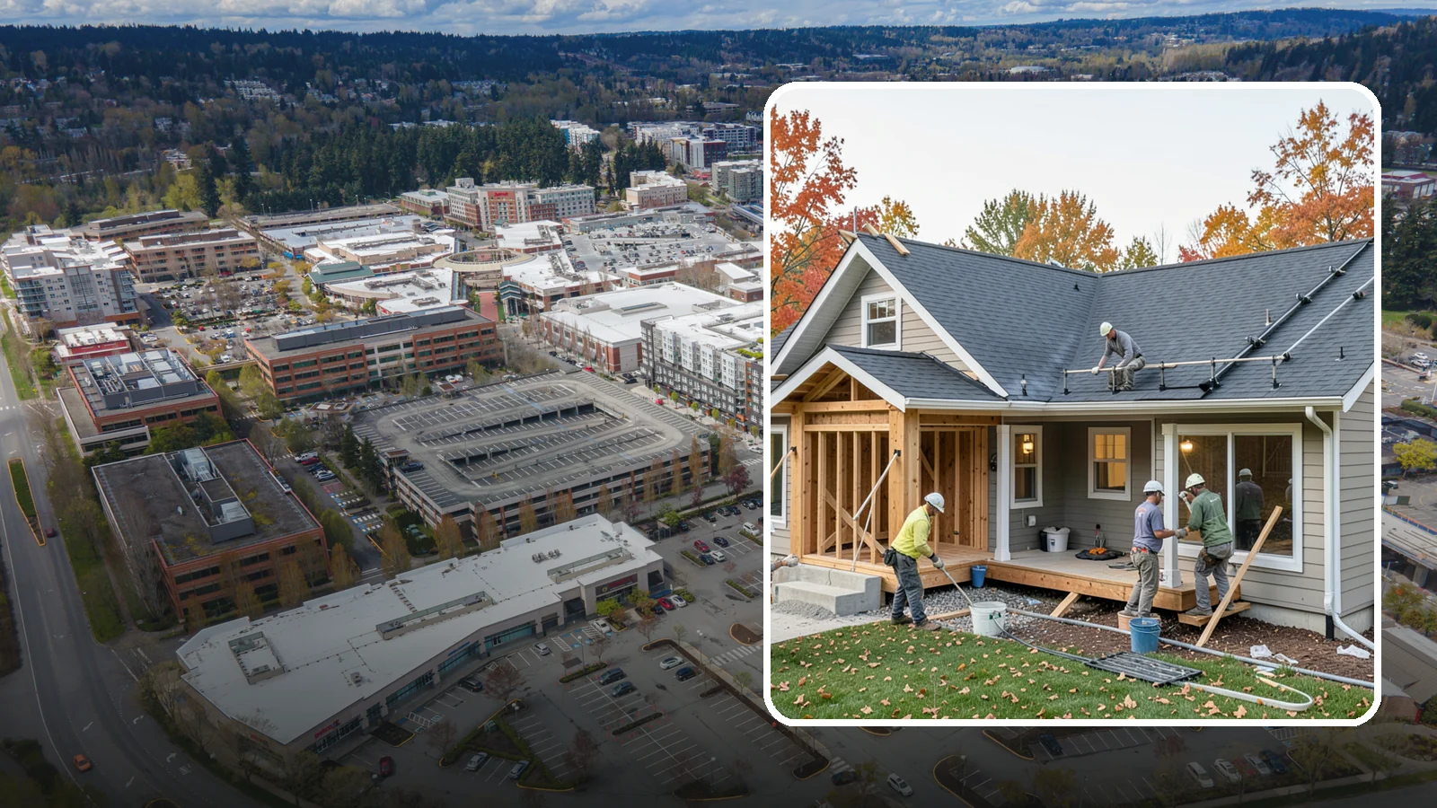 New Construction Roofing in Redmond, King County, WA - Complete roofing for new construction, coordinated with your build schedule and engineered for Northwest weather.