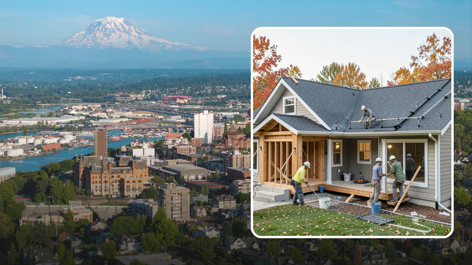 New Construction Roofing in Tacoma, Pierce County, WA - Complete roofing for new construction, coordinated with your build schedule and engineered for Northwest weather.