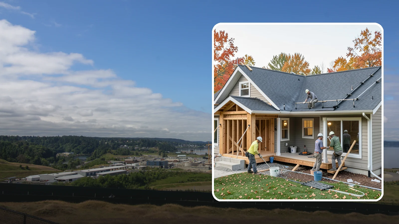 New Construction Roofing in University Place, Pierce County, WA - Complete roofing for new construction, coordinated with your build schedule and engineered for Northwest weather.