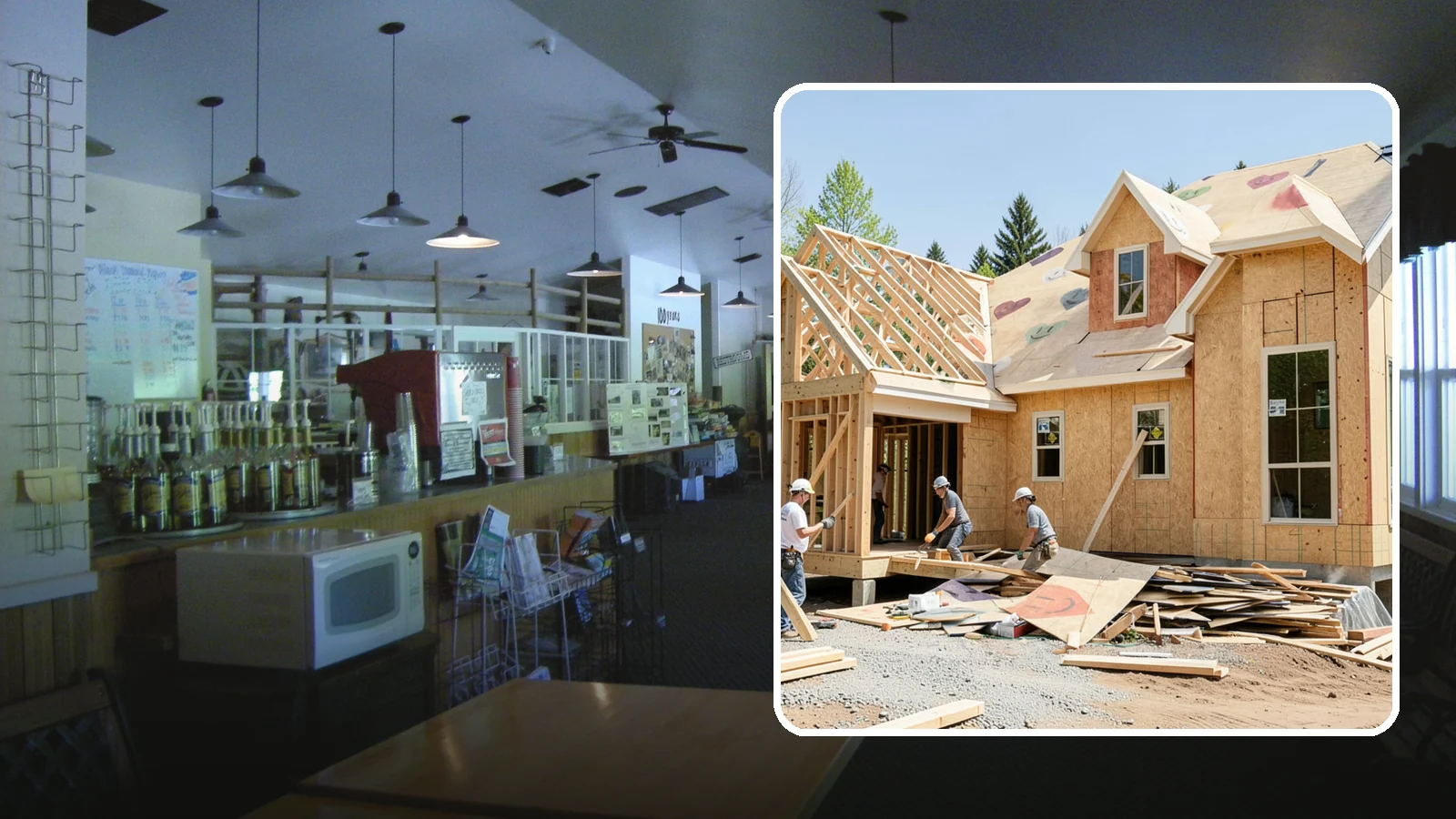 New Home Framing in Black Diamond, King County, WA - Structural framing of new homes, from the sill plate to the roof trusses.
