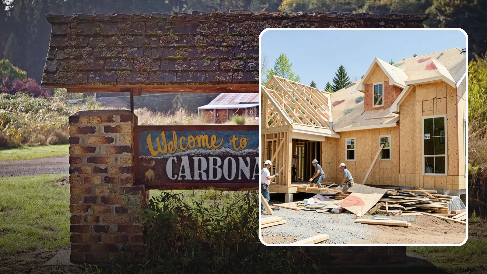 New Home Framing in Carbonado, Pierce County, WA - Structural framing of new homes, from the sill plate to the roof trusses.