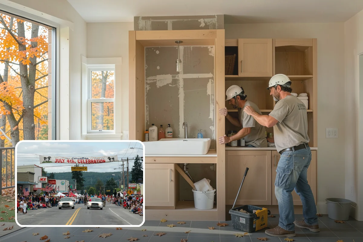 New Home Framing in Carnation, King County, WA - Framing built to engineered seismic specifications