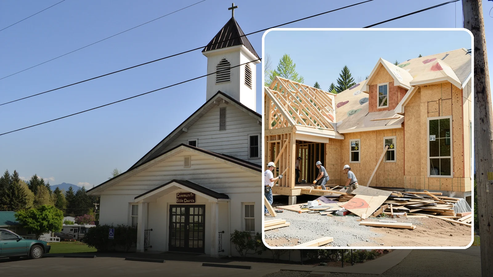 New Home Framing in Concrete, Skagit County, WA - Structural framing of new homes, from the sill plate to the roof trusses.