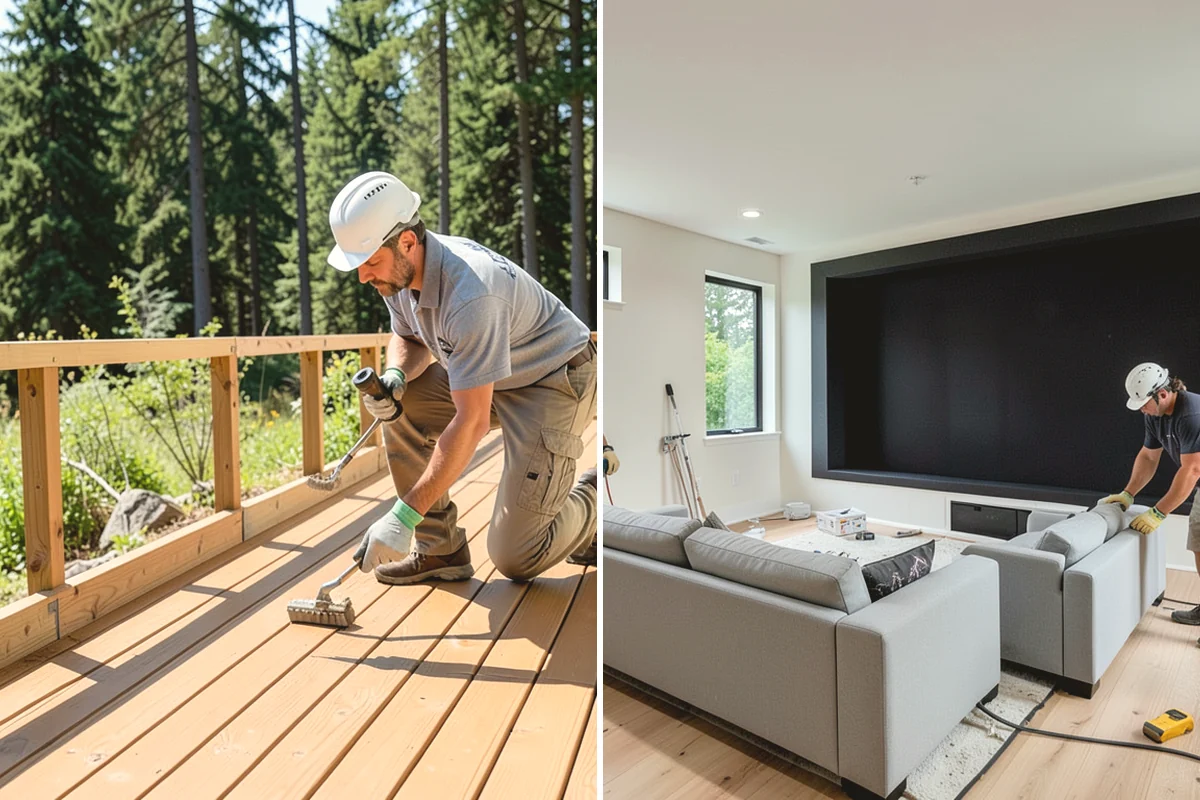 New Home Framing in Covington, King County, WA - Review engineered plans and stage materials