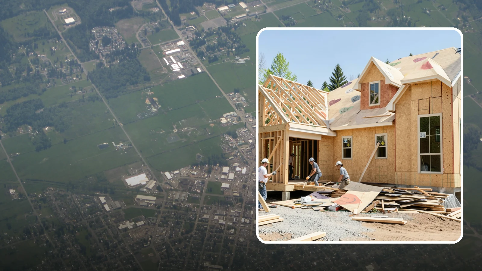 New Home Framing in Enumclaw, King County, WA - Structural framing of new homes, from the sill plate to the roof trusses.