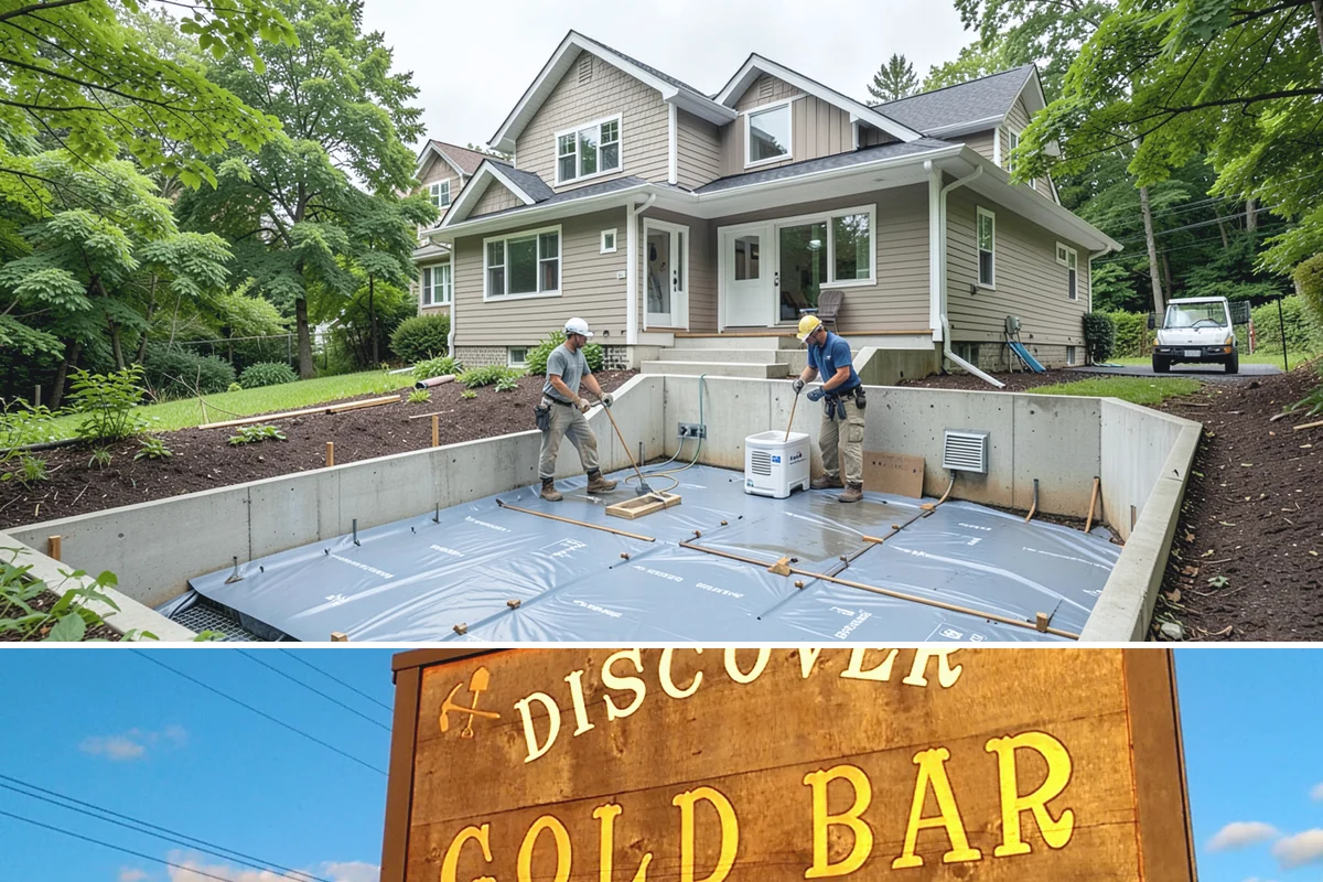New Home Framing in Gold Bar, Snohomish County, WA - We push to frame and dry-in during summer dry spells so the structure isn't saturated by fall rain.