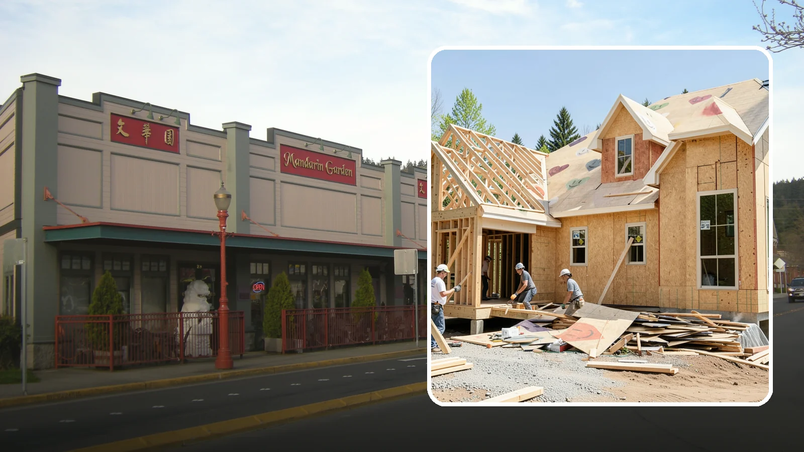 New Home Framing in Issaquah, King County, WA - Structural framing of new homes, from the sill plate to the roof trusses.