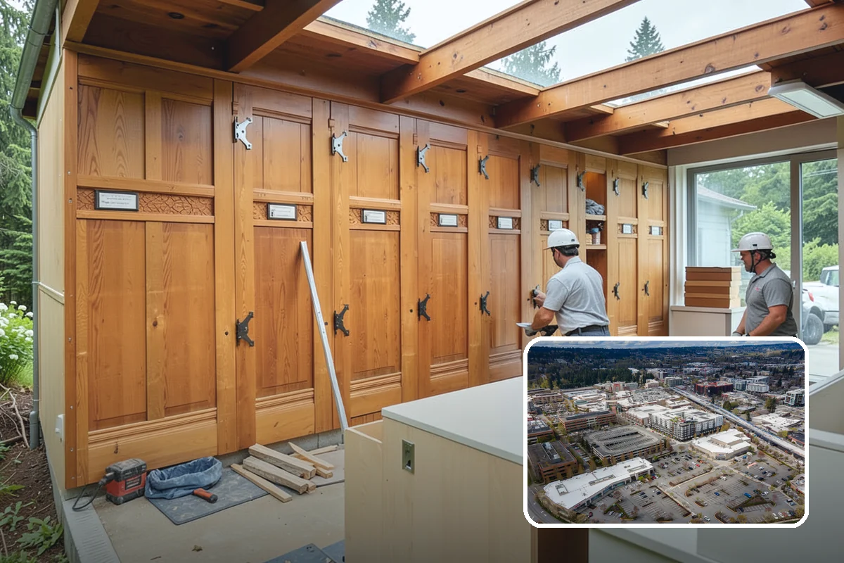 New Home Framing in Redmond, King County, WA - Framing built to engineered seismic specifications