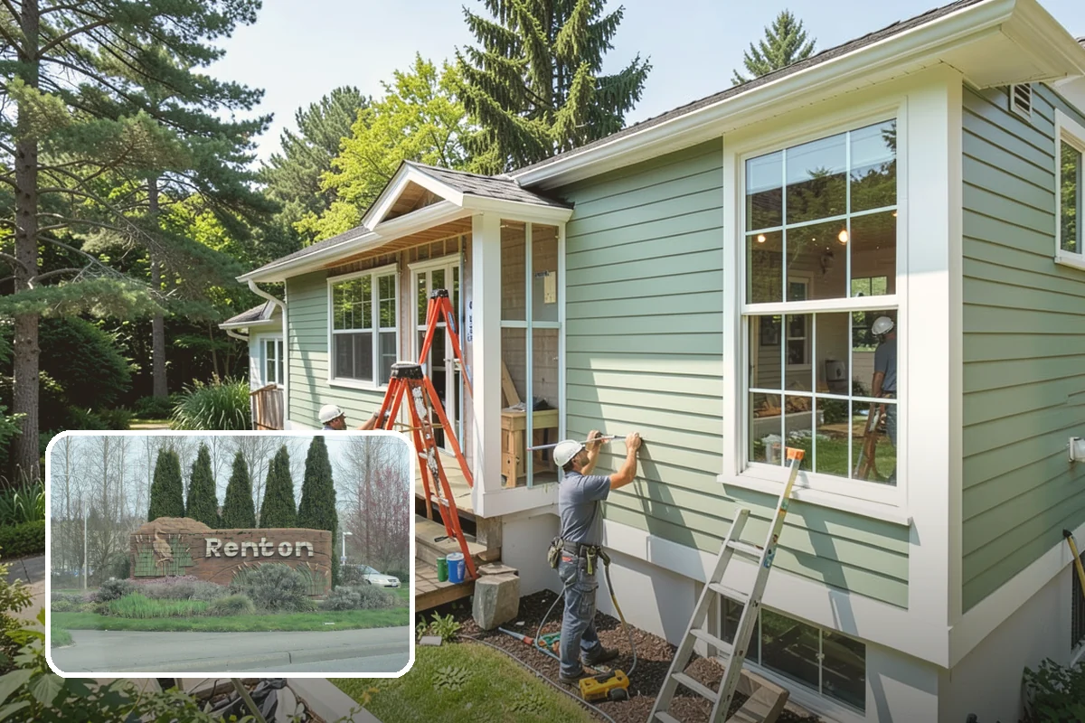 New Home Framing in Renton, King County, WA - Framing built to engineered seismic specifications