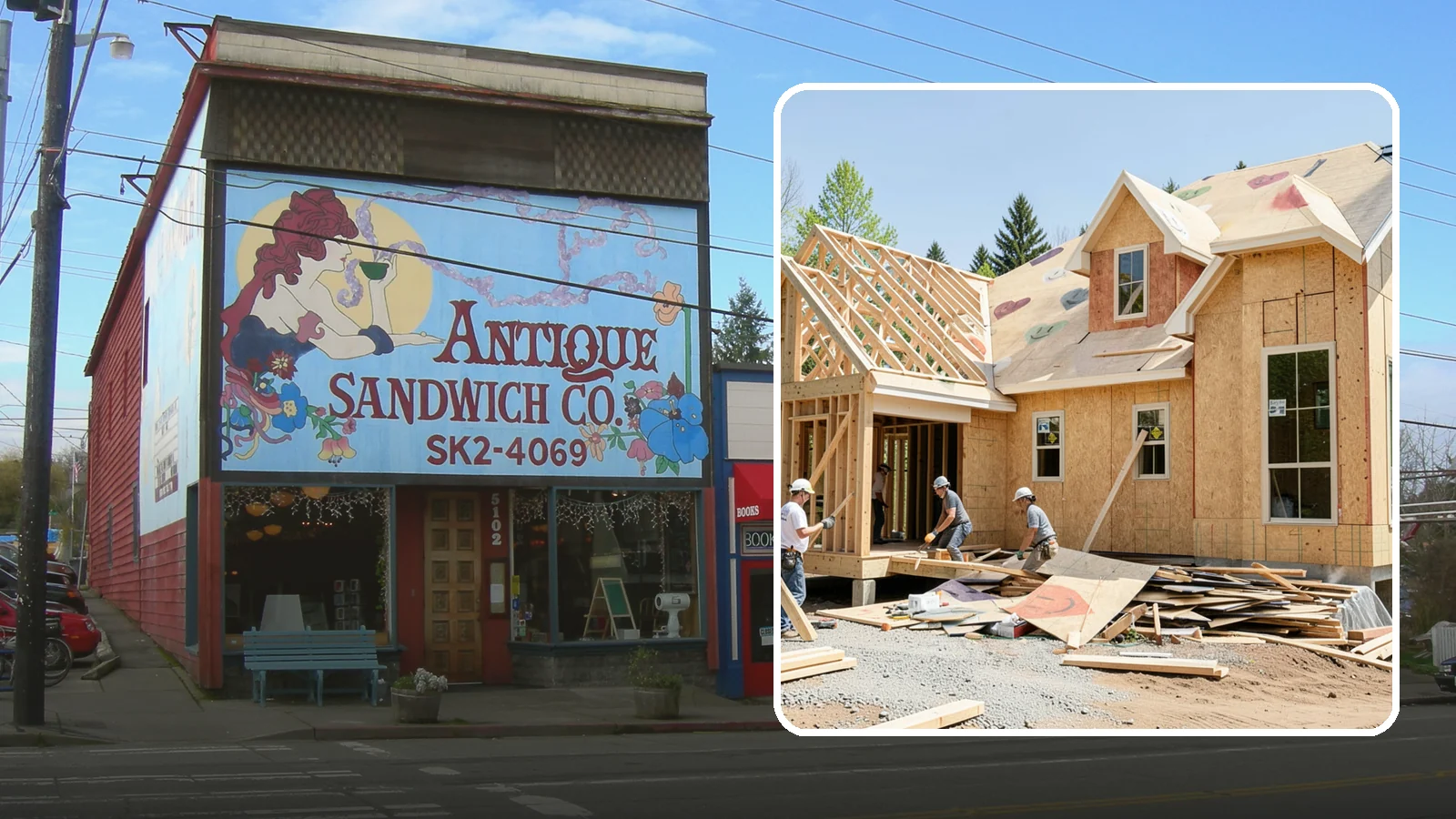 New Home Framing in Ruston, Pierce County, WA - Structural framing of new homes, from the sill plate to the roof trusses.