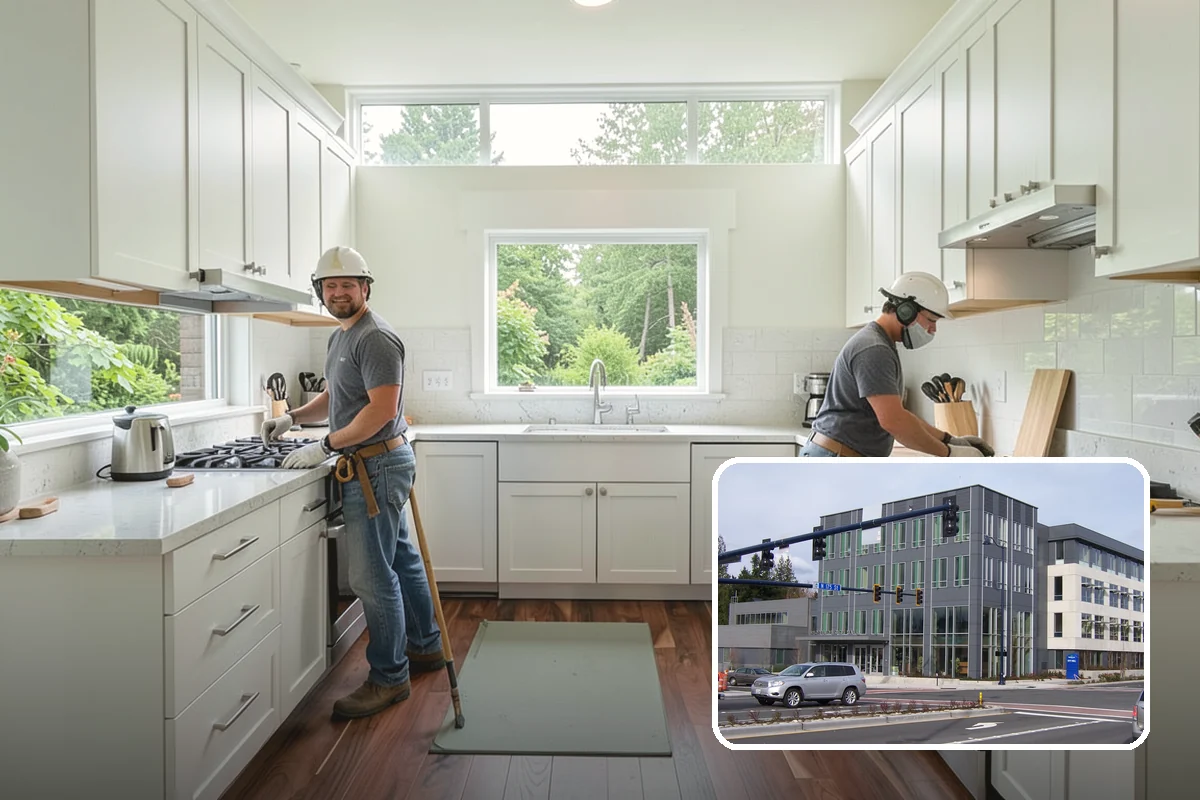 New Home Framing in Shoreline, King County, WA - Framing built to engineered seismic specifications