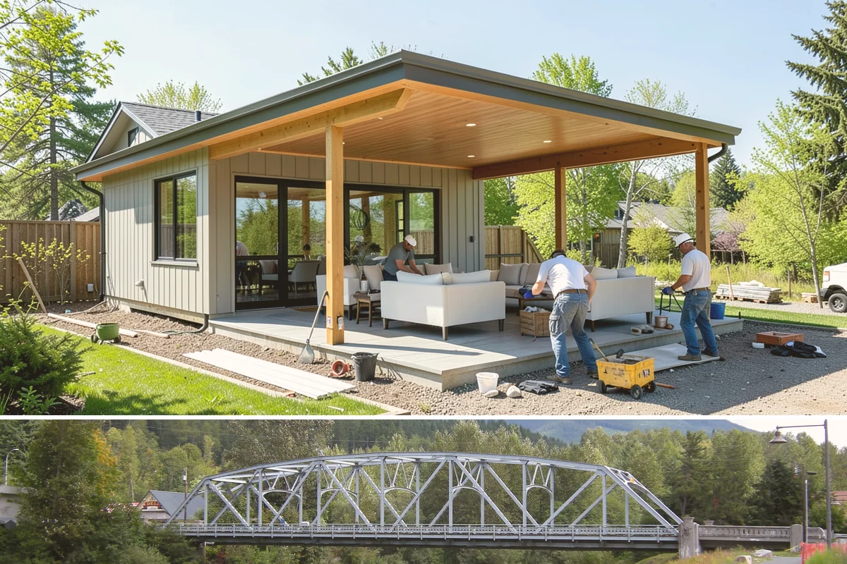 New Home Framing in Skykomish, King County, WA - We push to frame and dry-in during summer dry spells so the structure isn't saturated by fall rain.