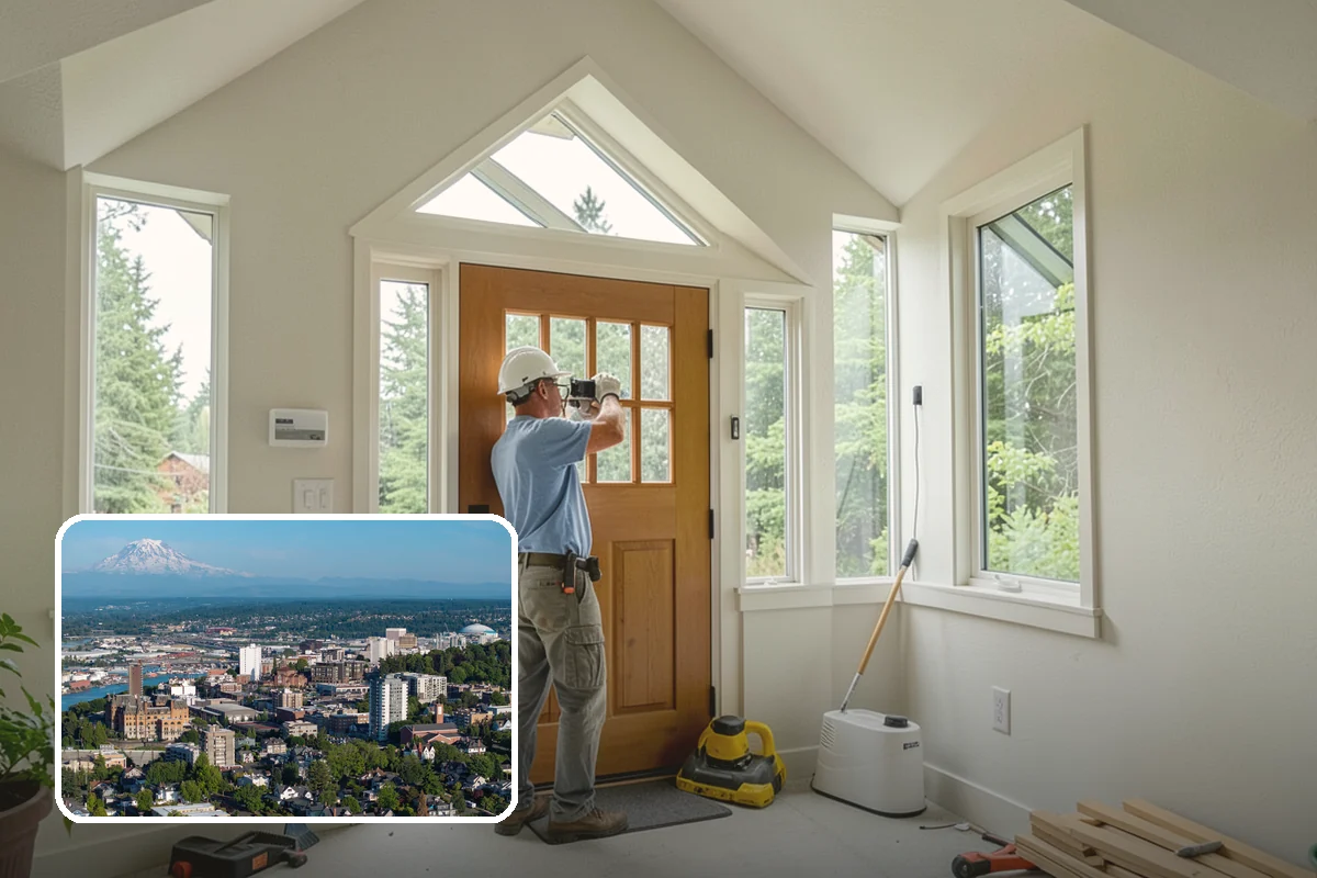 New Home Framing in Tacoma, Pierce County, WA - Framing built to engineered seismic specifications