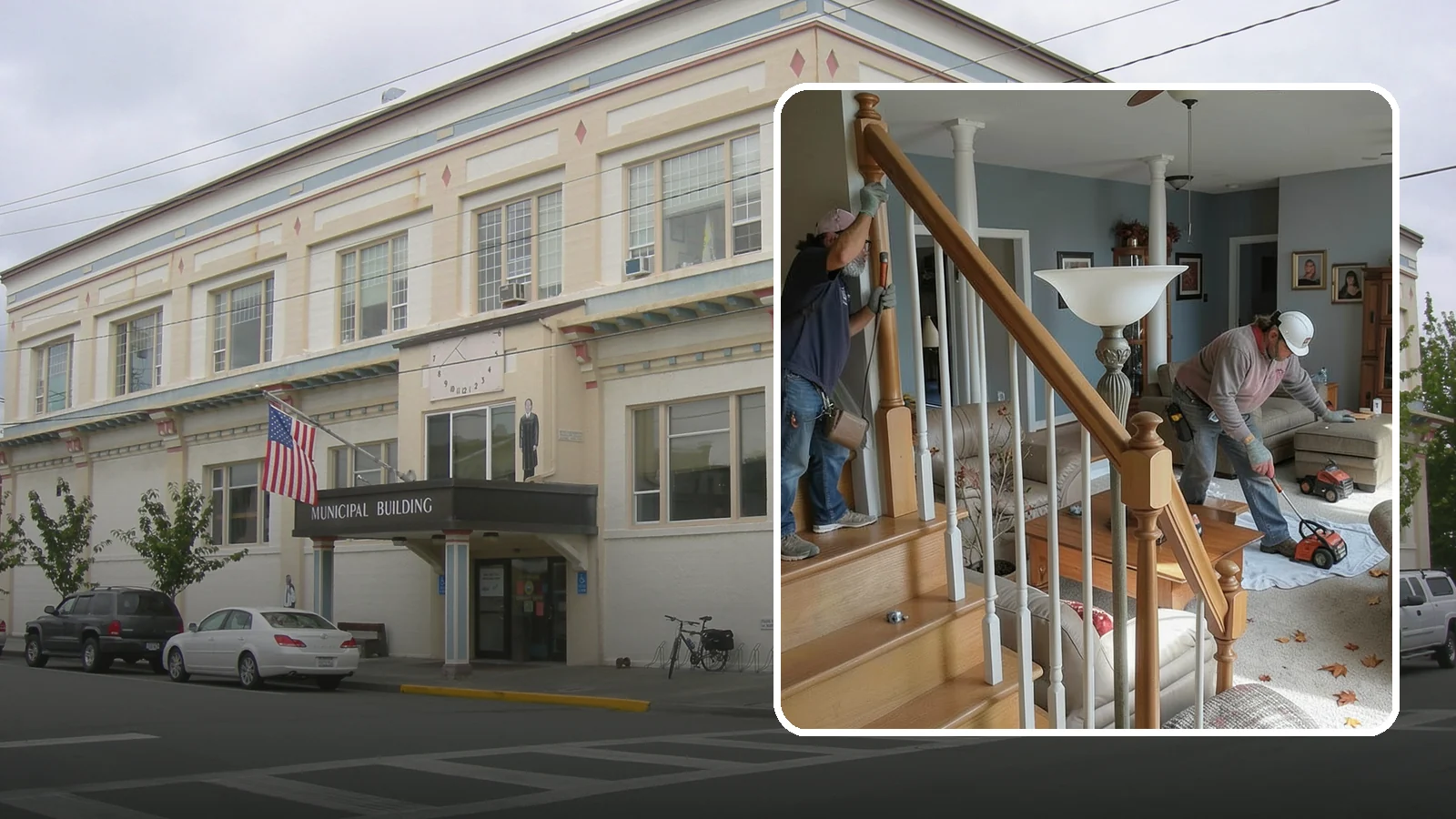 Newel Post Installation in Anacortes, Skagit County, WA - Sturdy newel posts installed to anchor railings and add a finished stair detail.