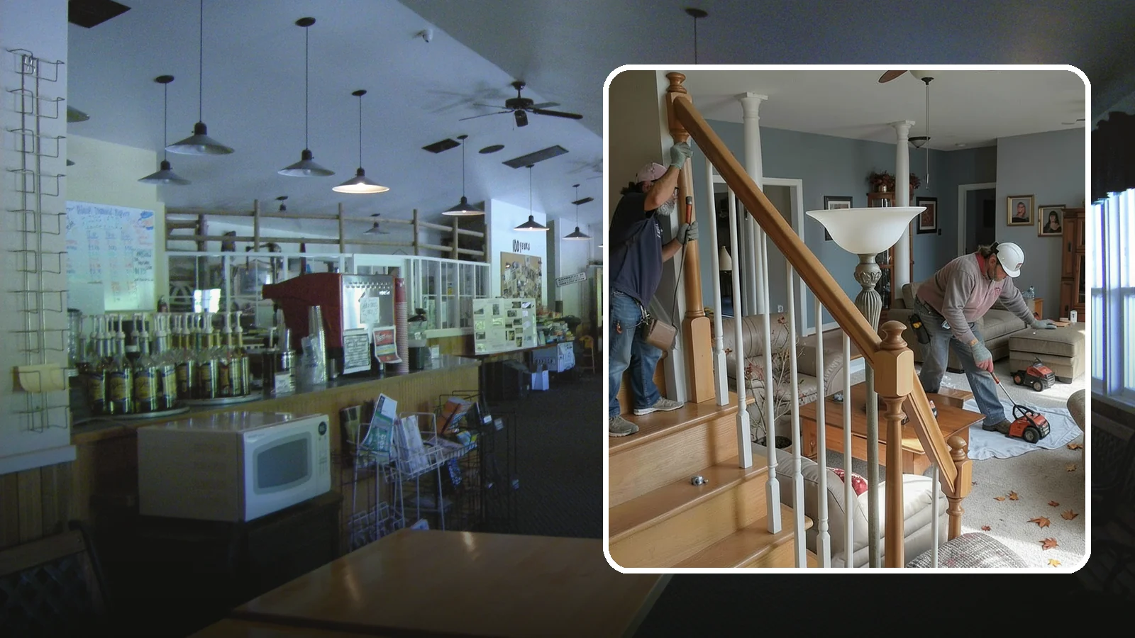 Newel Post Installation in Black Diamond, King County, WA - Sturdy newel posts installed to anchor railings and add a finished stair detail.