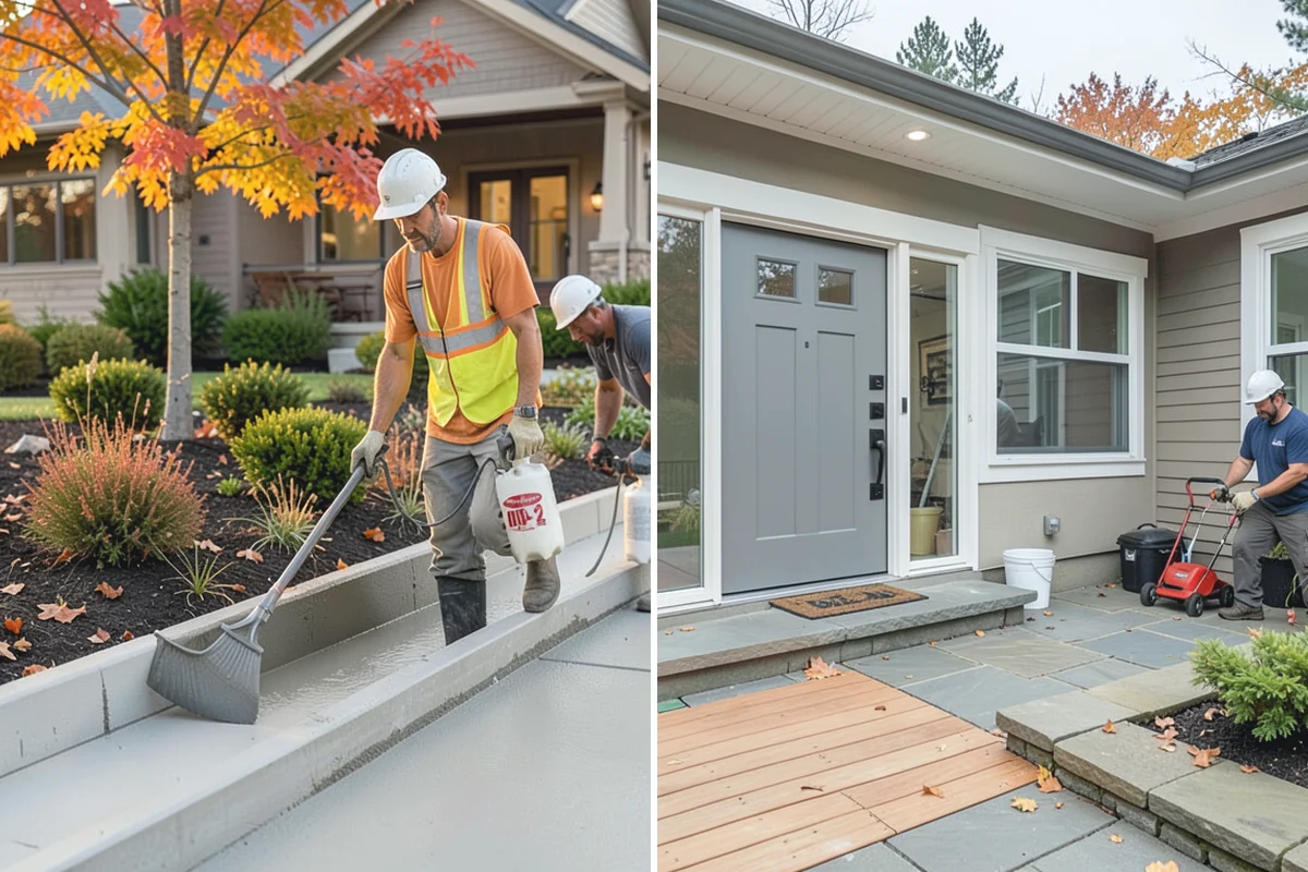 Newel Post Installation in Bonney Lake, Pierce County, WA - Locate framing and plan the anchoring method