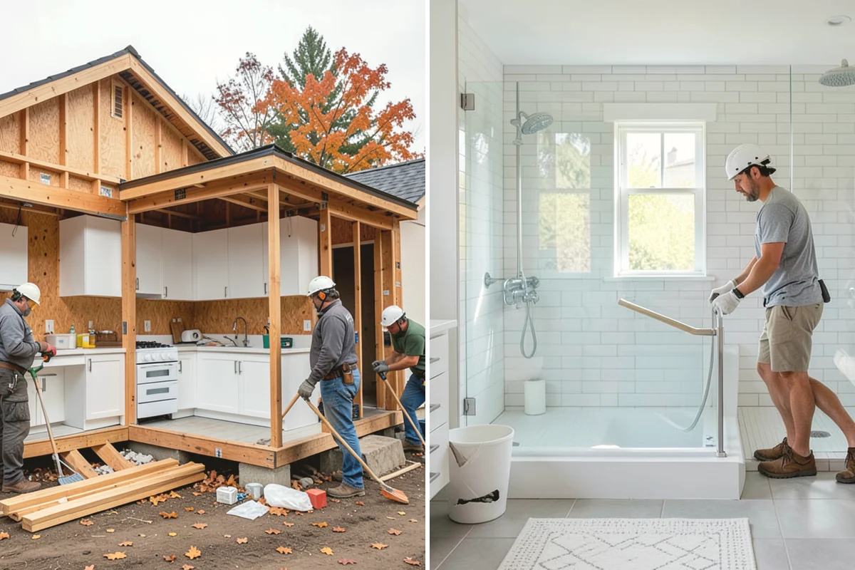 Newel Post Installation in Carnation, King County, WA - Locate framing and plan the anchoring method