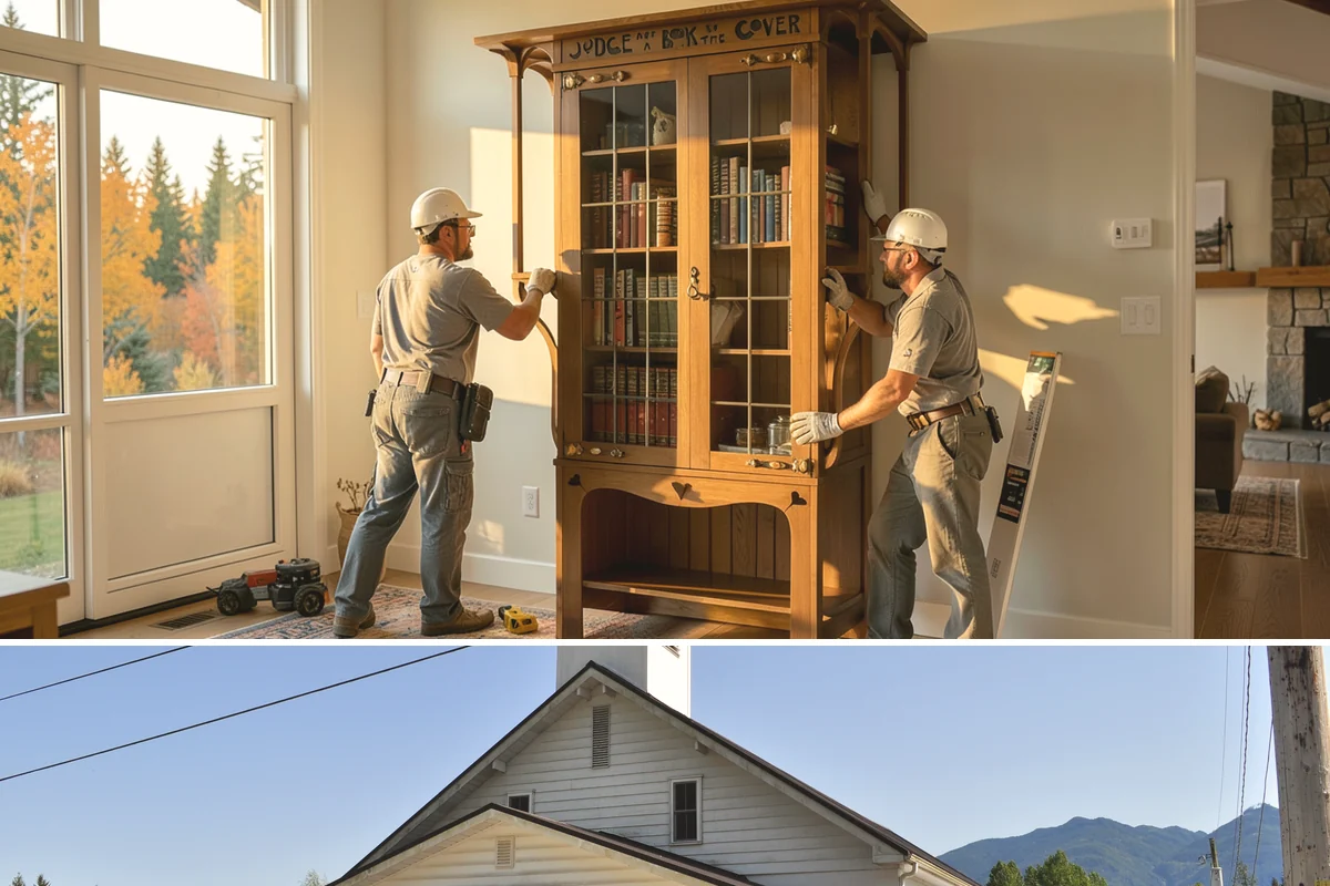Newel Post Installation in Concrete, Skagit County, WA - Newel post installation is a quick indoor task suitable for any season.