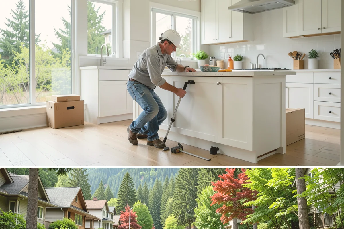 Newel Post Installation in Darrington, Snohomish County, WA - Newel post installation is a quick indoor task suitable for any season.