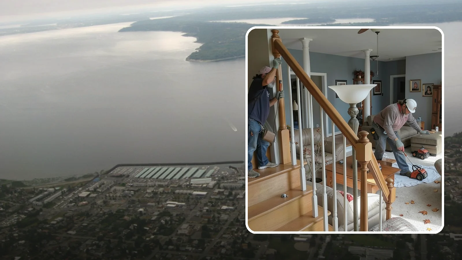 Newel Post Installation in Des Moines, King County, WA - Sturdy newel posts installed to anchor railings and add a finished stair detail.