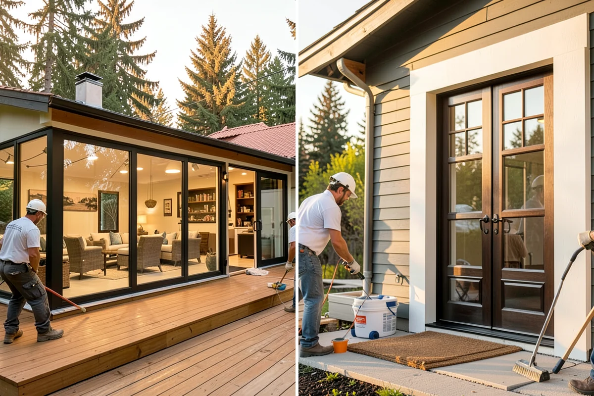 Newel Post Installation in DuPont, Pierce County, WA - Locate framing and plan the anchoring method