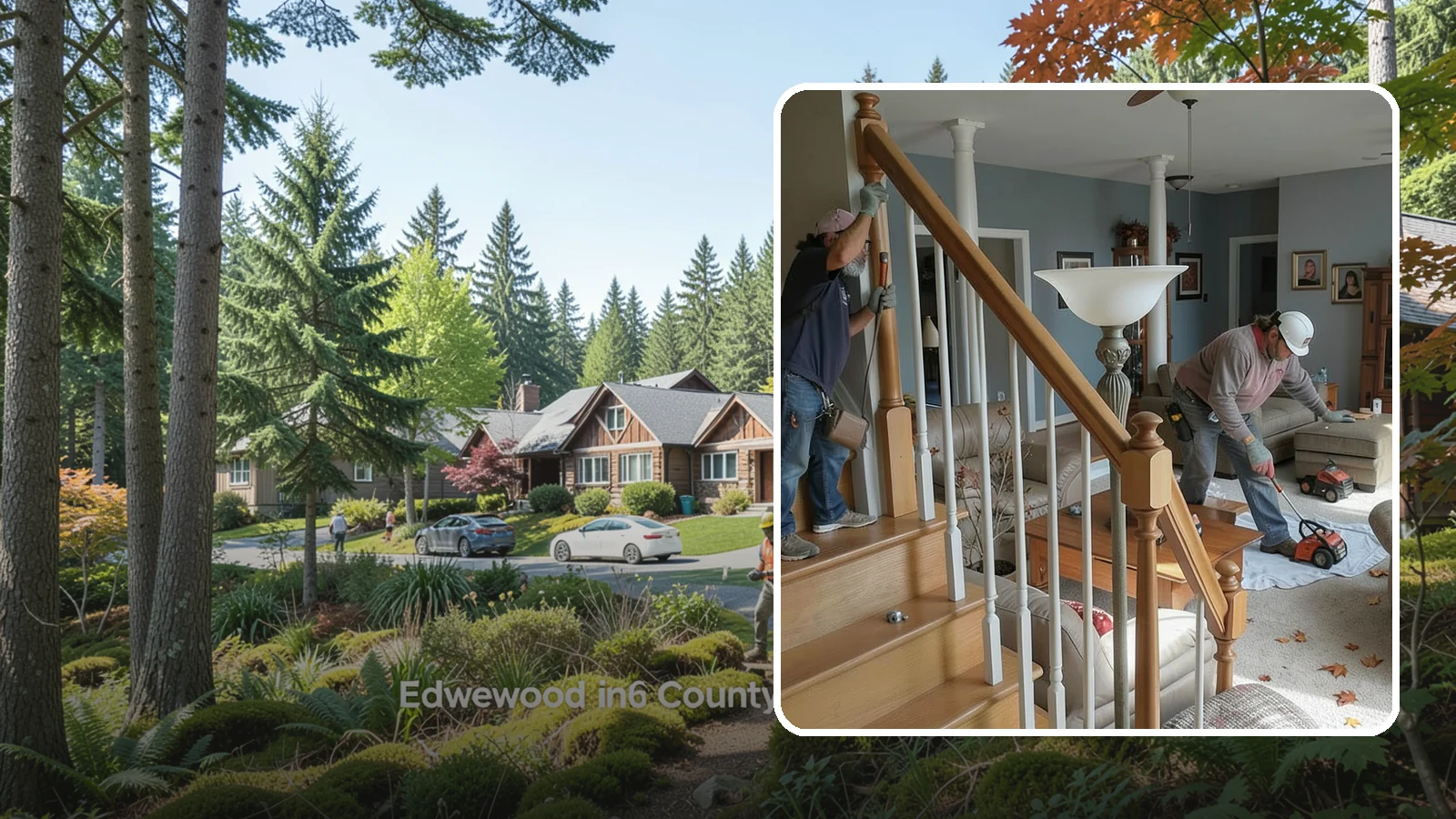 Newel Post Installation in Edgewood, Pierce County, WA - Sturdy newel posts installed to anchor railings and add a finished stair detail.