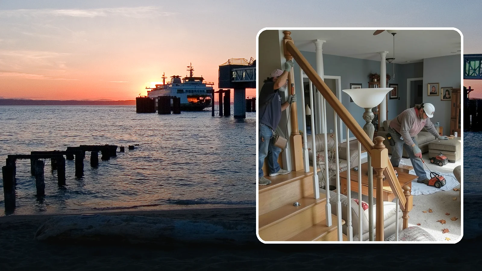 Newel Post Installation in Edmonds, Snohomish County, WA - Sturdy newel posts installed to anchor railings and add a finished stair detail.
