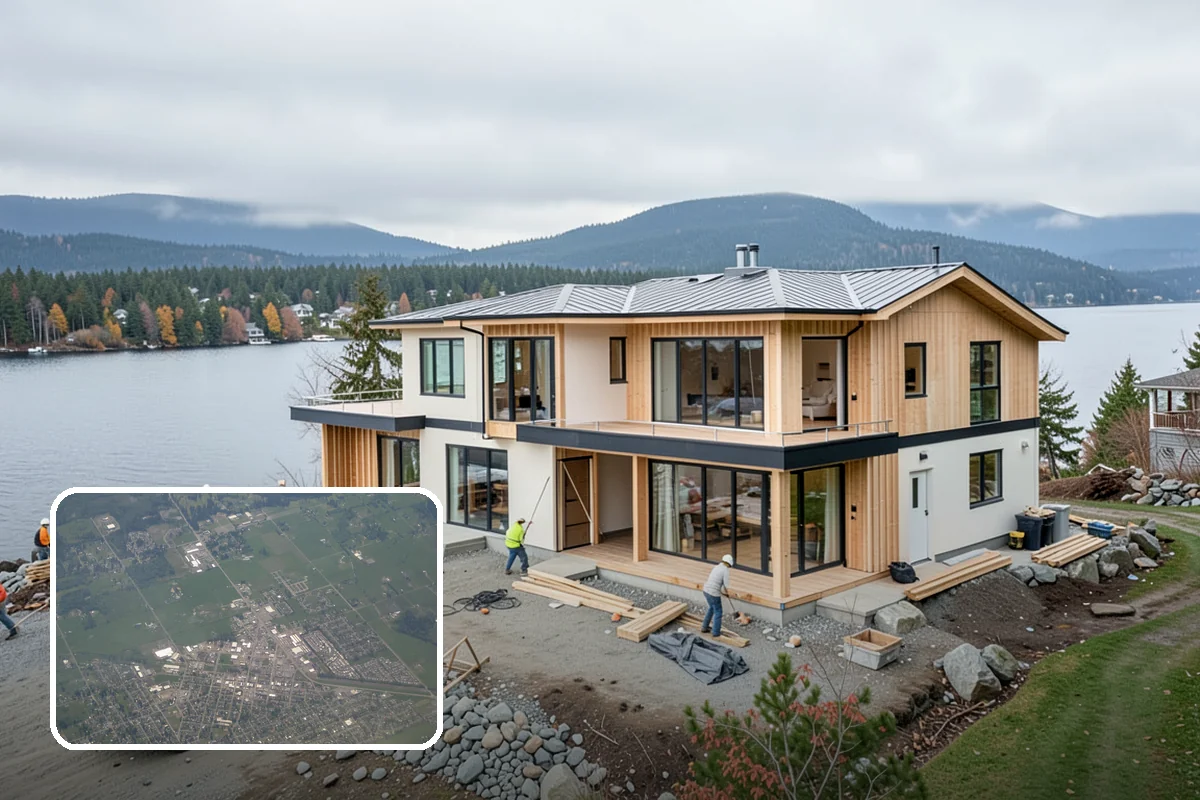 Newel Post Installation in Enumclaw, King County, WA - Anchors the railing for a solid, wobble-free feel