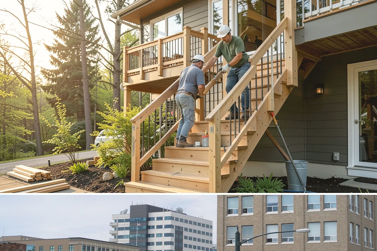 Newel Post Installation in Everett, Snohomish County, WA - Newel post installation is a quick indoor task suitable for any season.