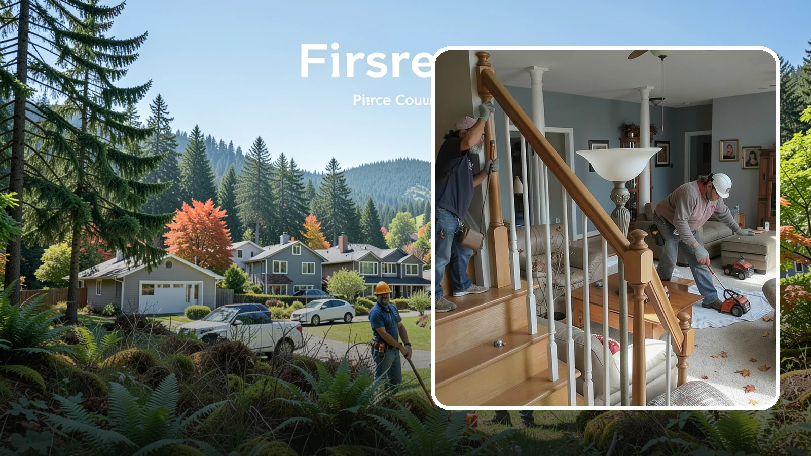Newel Post Installation in Fircrest, Pierce County, WA - Sturdy newel posts installed to anchor railings and add a finished stair detail.