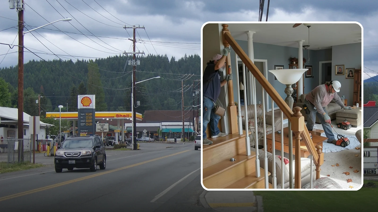 Newel Post Installation in Granite Falls, Snohomish County, WA - Sturdy newel posts installed to anchor railings and add a finished stair detail.