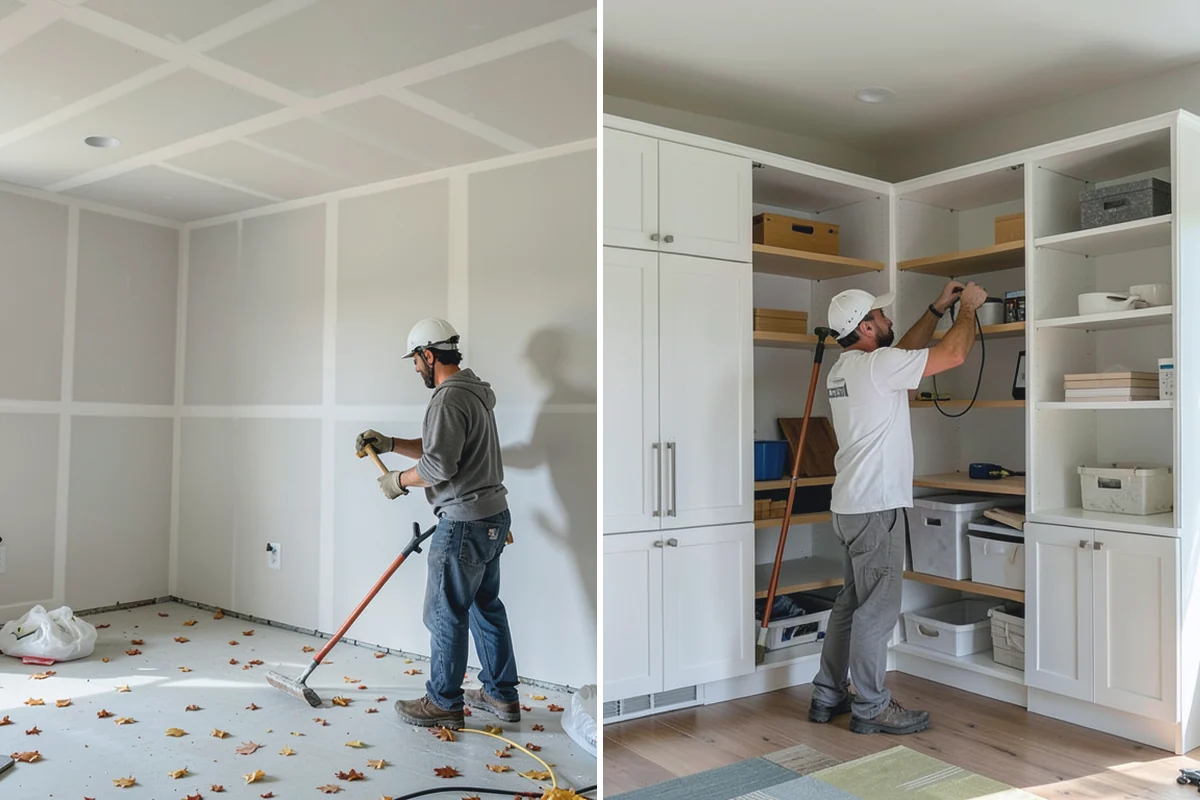 Newel Post Installation in Granite Falls, Snohomish County, WA - Locate framing and plan the anchoring method