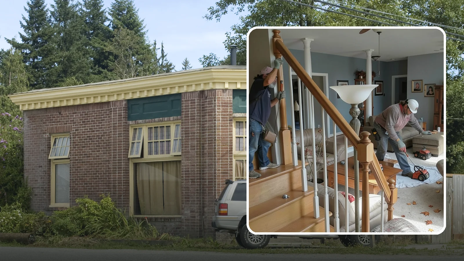 Newel Post Installation in Hamilton, Skagit County, WA - Sturdy newel posts installed to anchor railings and add a finished stair detail.