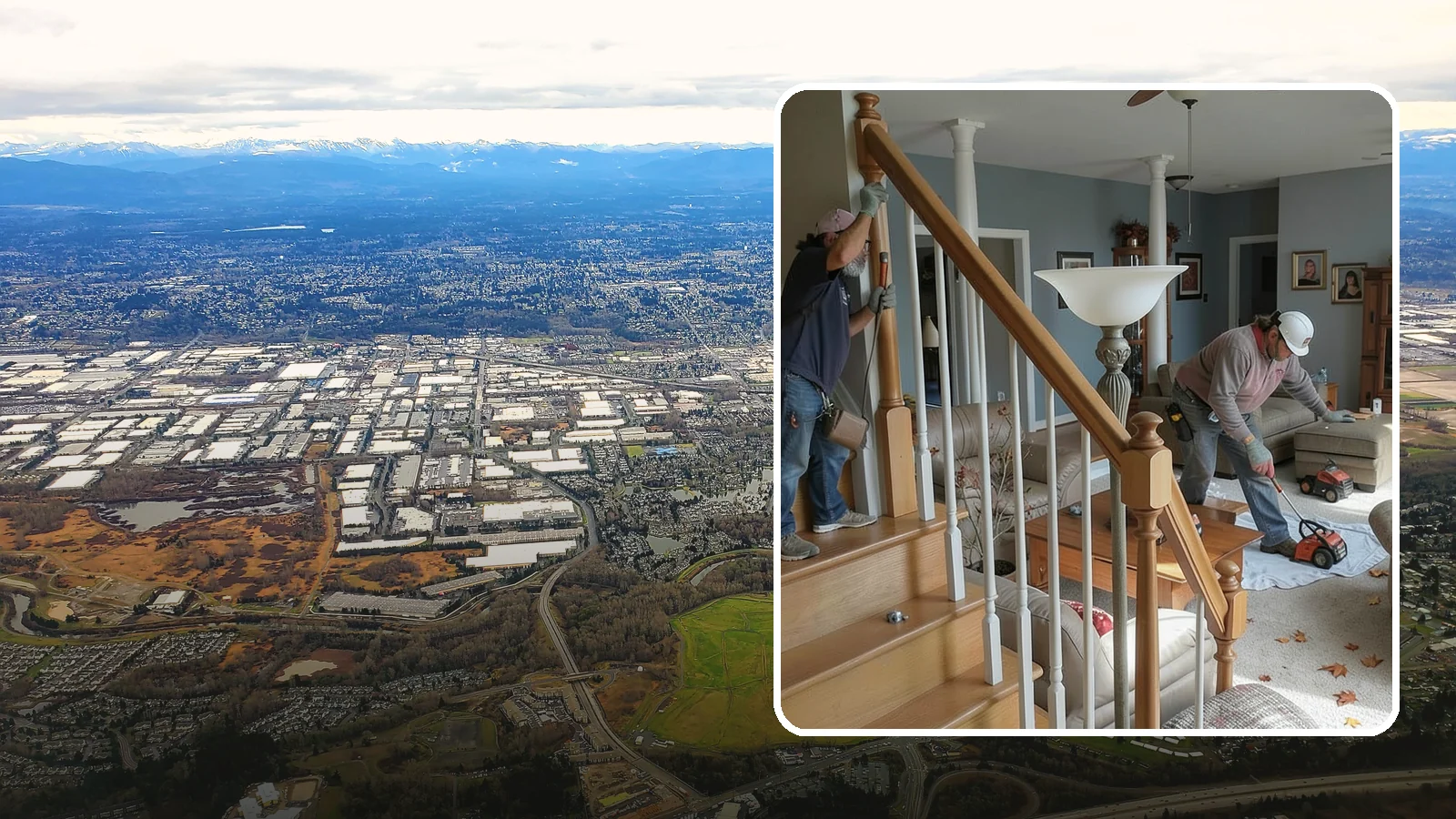 Newel Post Installation in Kent, King County, WA - Sturdy newel posts installed to anchor railings and add a finished stair detail.