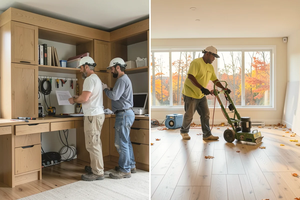 Newel Post Installation in Lake Stevens, Snohomish County, WA - Locate framing and plan the anchoring method