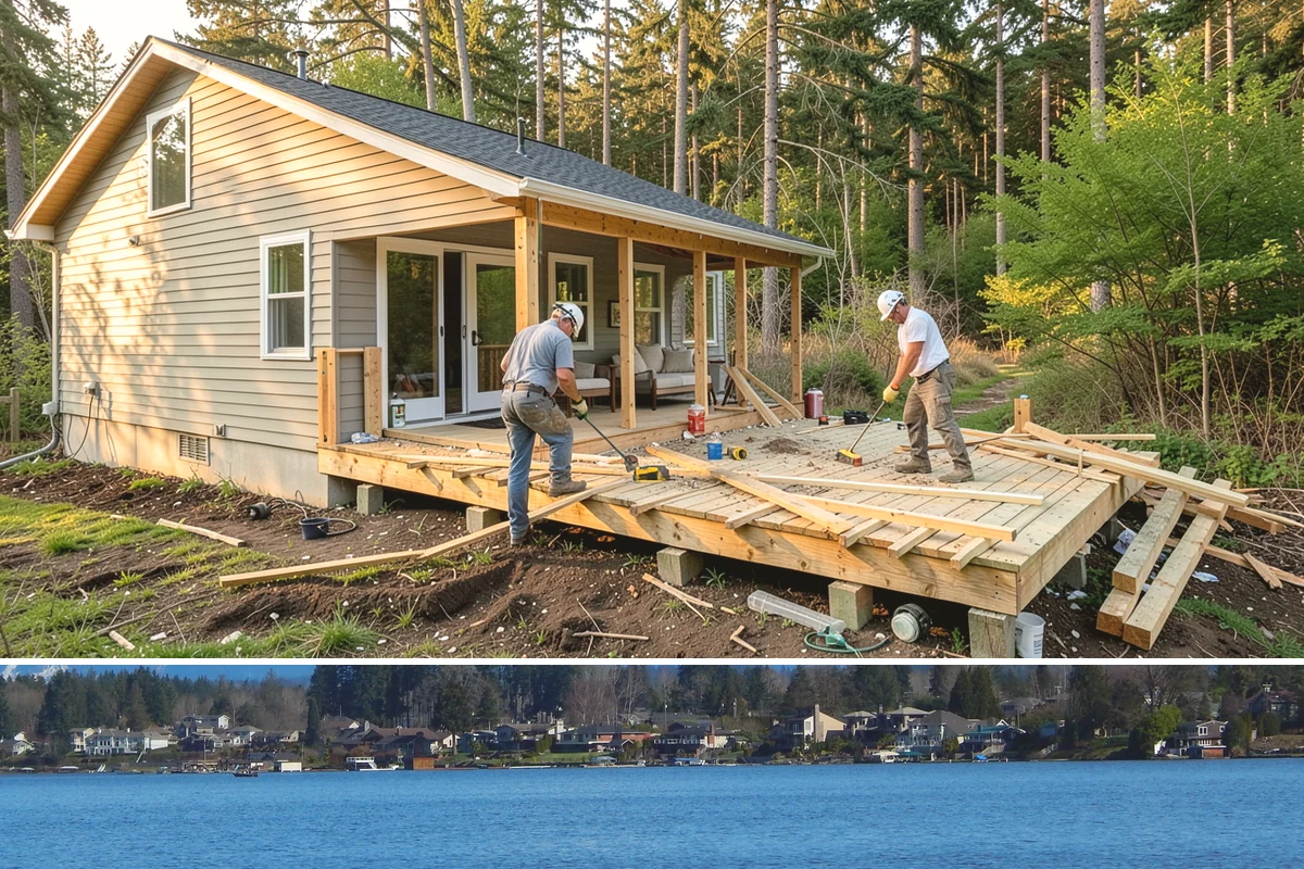 Newel Post Installation in Lake Stevens, Snohomish County, WA - Newel post installation is a quick indoor task suitable for any season.