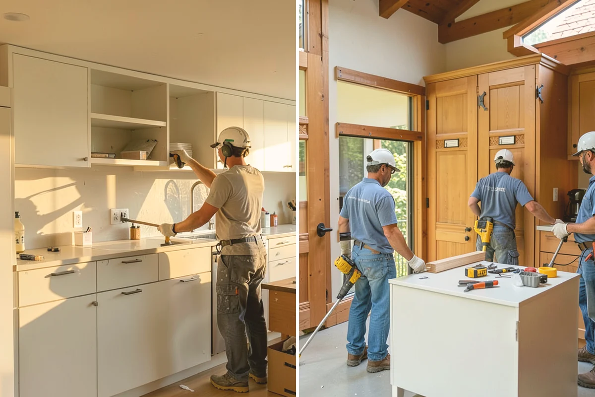 Newel Post Installation in Langley, Island County, WA - Locate framing and plan the anchoring method