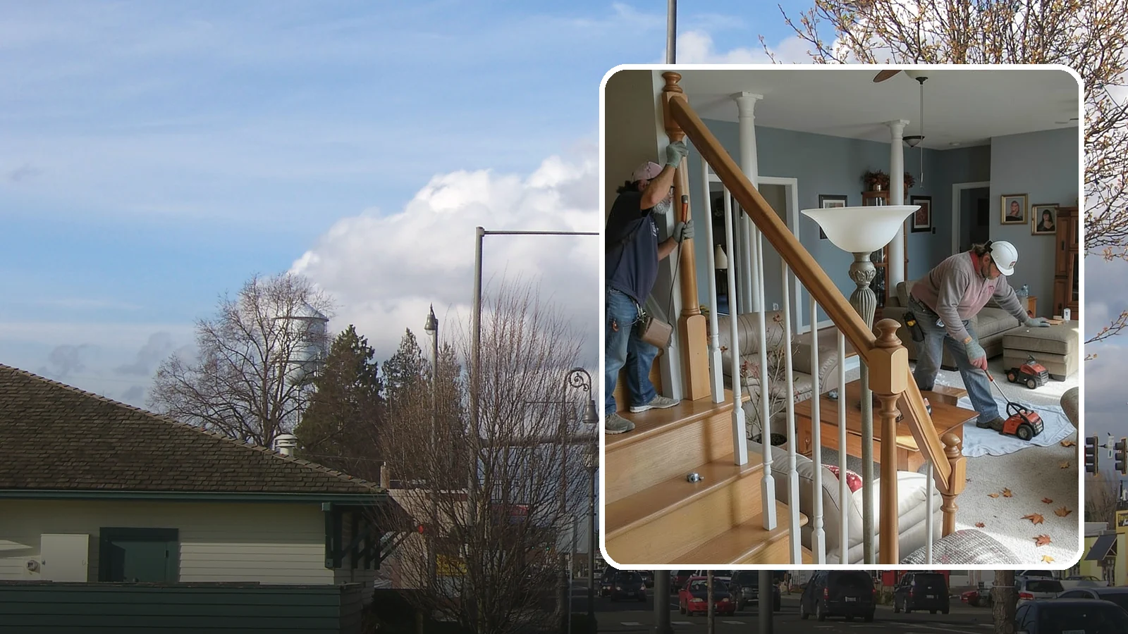 Newel Post Installation in Marysville, Snohomish County, WA - Sturdy newel posts installed to anchor railings and add a finished stair detail.