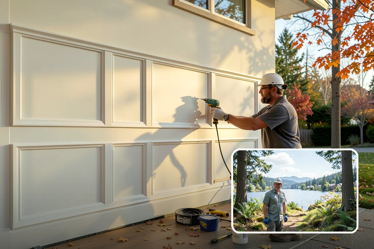 Newel Post Installation in Milton, King County, WA - Anchors the railing for a solid, wobble-free feel
