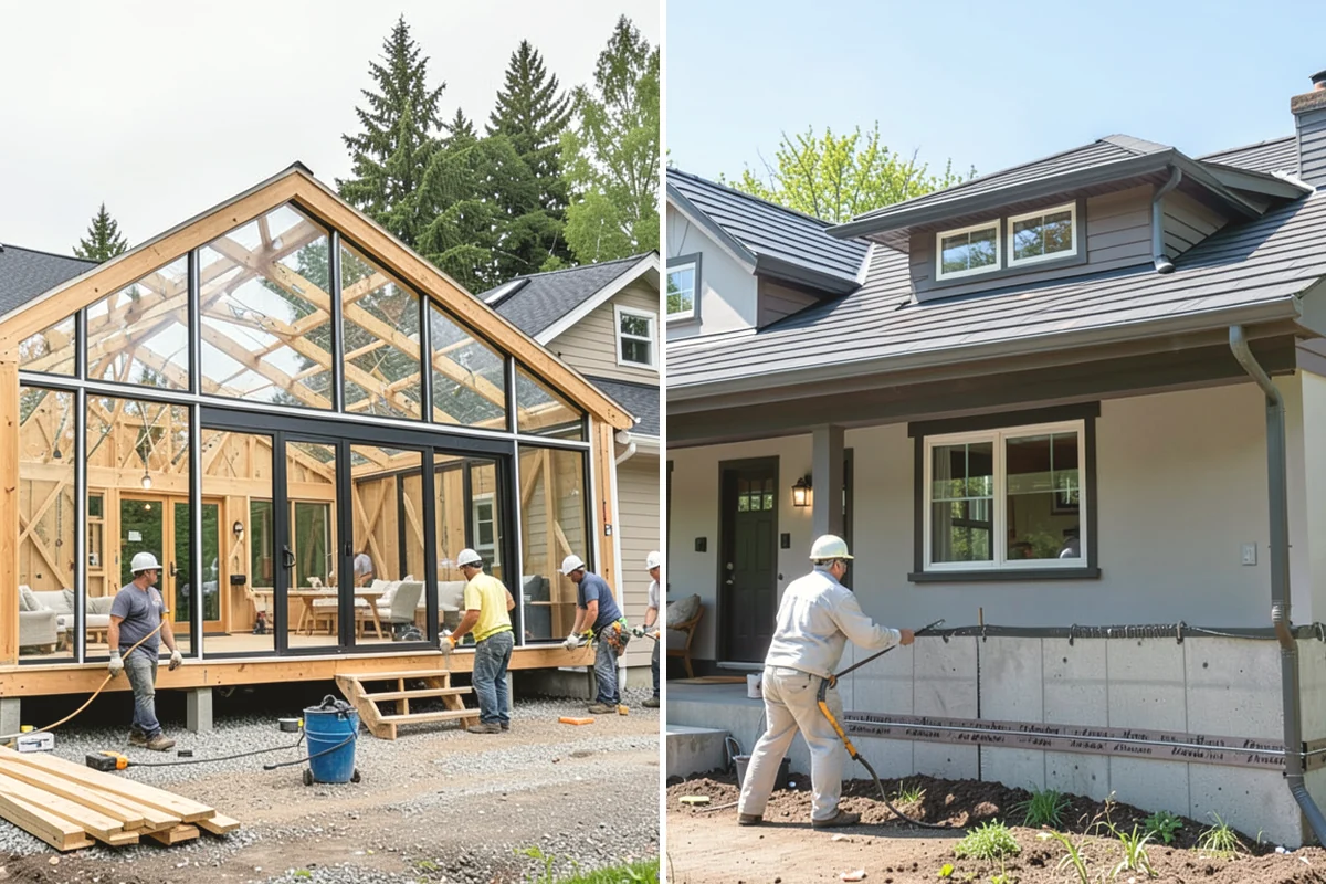 Newel Post Installation in Mountlake Terrace, Snohomish County, WA - Locate framing and plan the anchoring method