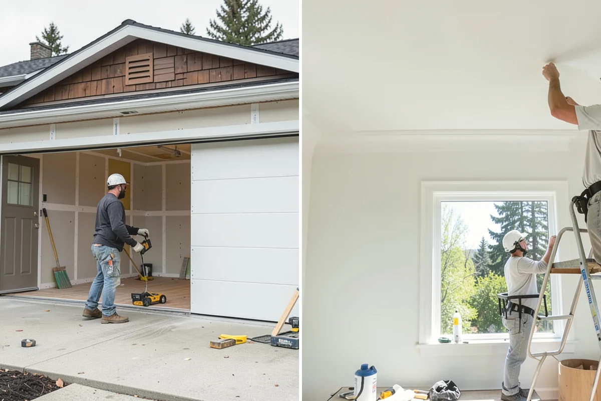 Newel Post Installation in Mukilteo, Snohomish County, WA - Locate framing and plan the anchoring method