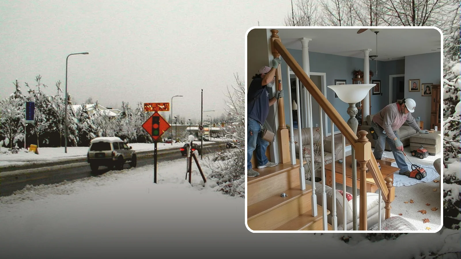 Newel Post Installation in Newcastle, King County, WA - Sturdy newel posts installed to anchor railings and add a finished stair detail.