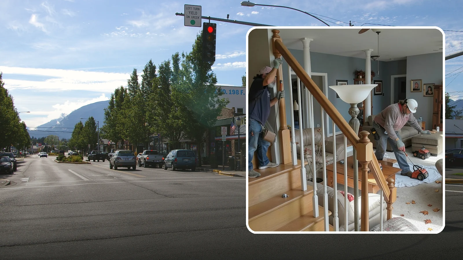Newel Post Installation in North Bend, King County, WA - Sturdy newel posts installed to anchor railings and add a finished stair detail.