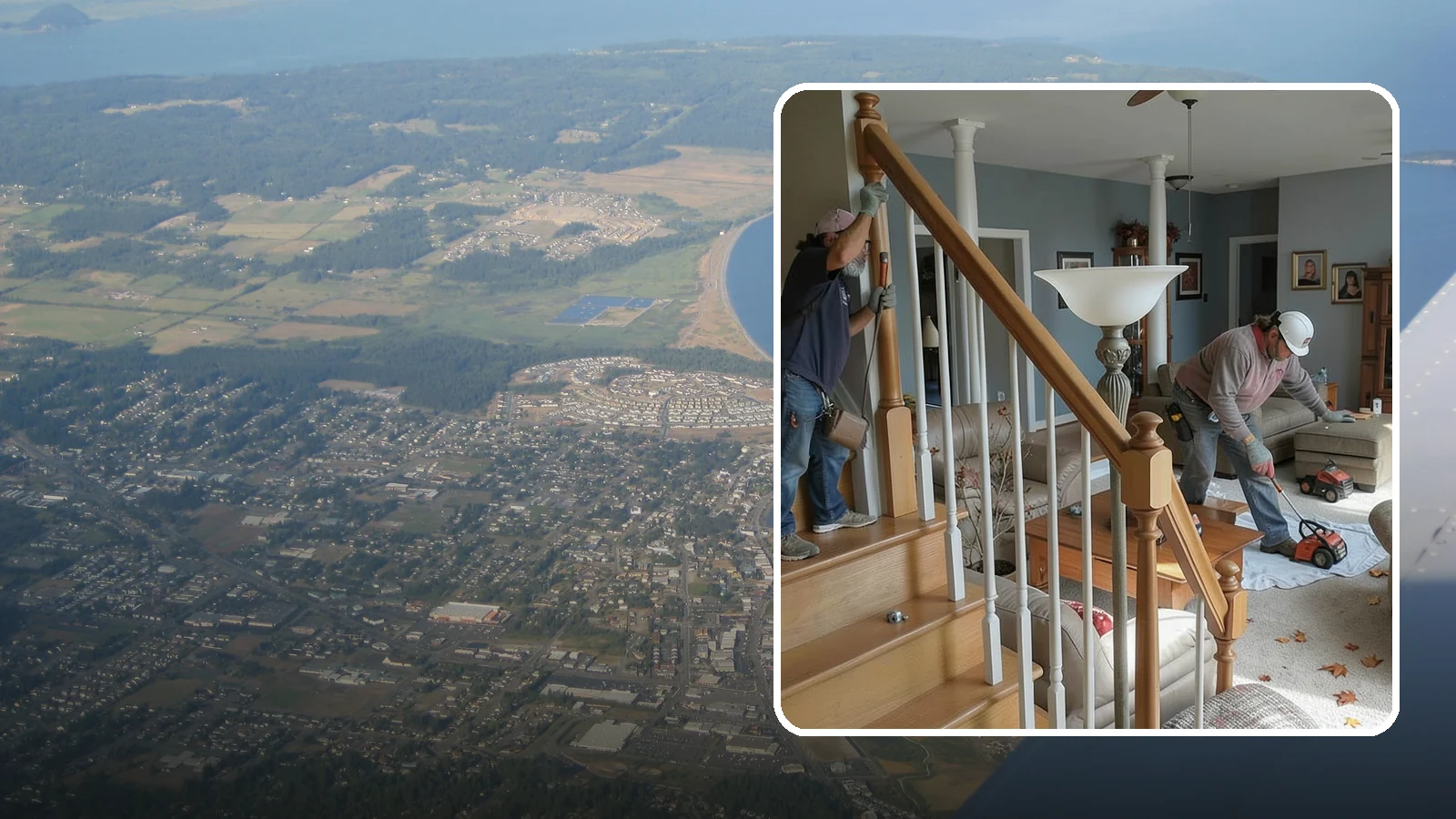 Newel Post Installation in Oak Harbor, Island County, WA - Sturdy newel posts installed to anchor railings and add a finished stair detail.