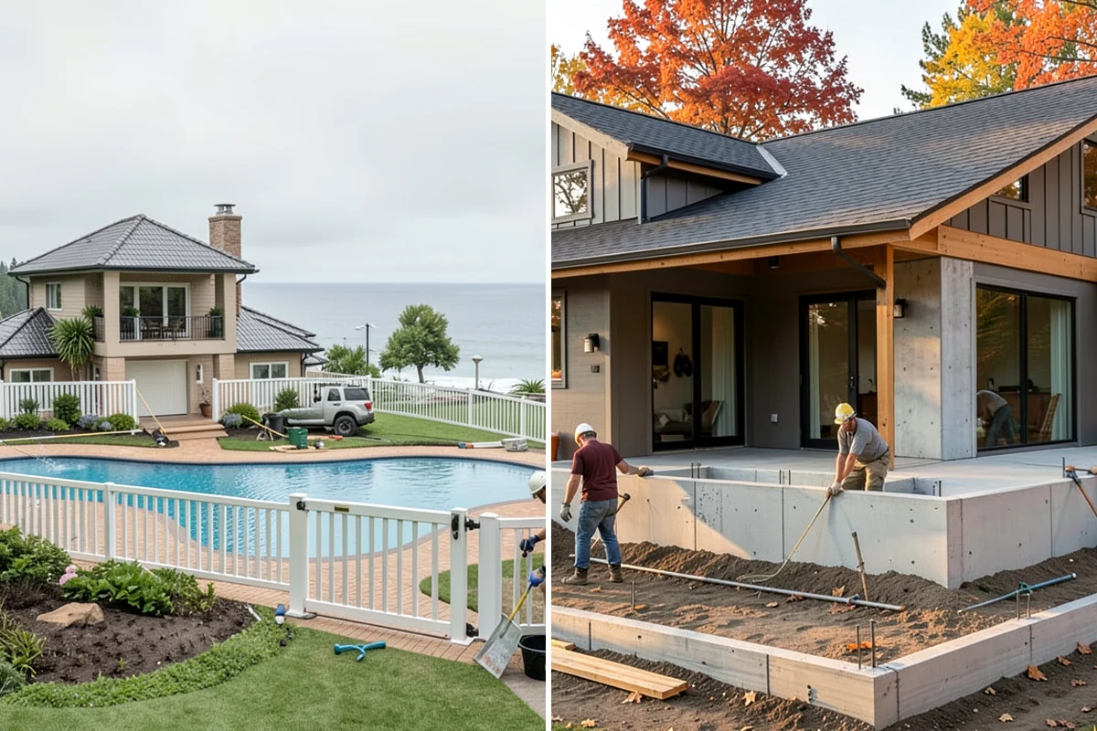 Newel Post Installation in Pacific, King County, WA - Locate framing and plan the anchoring method