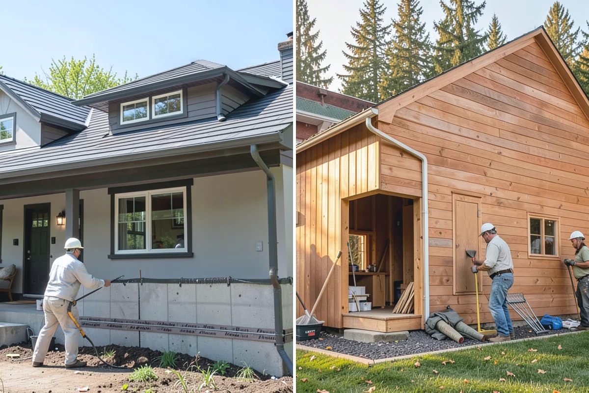 Newel Post Installation in Renton, King County, WA - Locate framing and plan the anchoring method