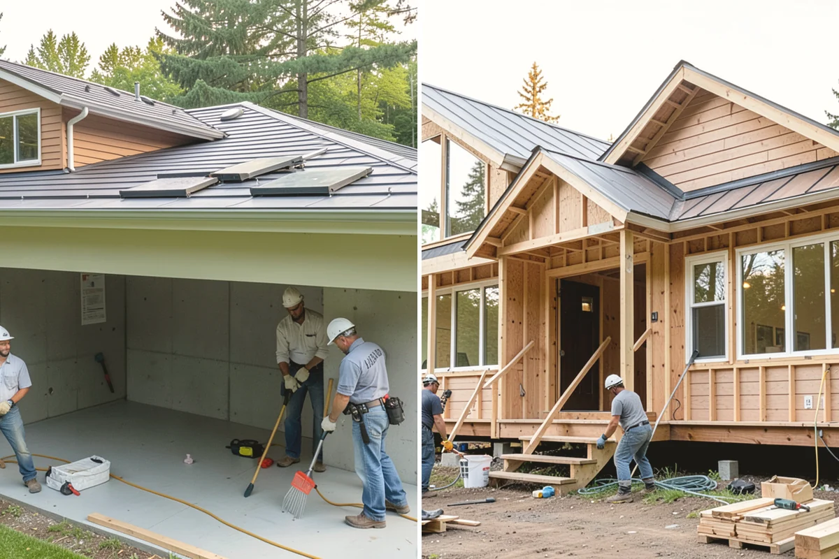 Newel Post Installation in Ruston, Pierce County, WA - Locate framing and plan the anchoring method