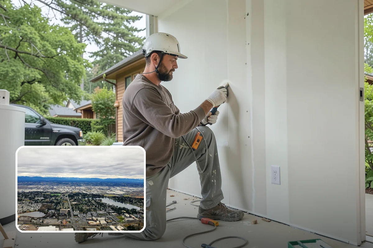 Newel Post Installation in SeaTac, King County, WA - Anchors the railing for a solid, wobble-free feel